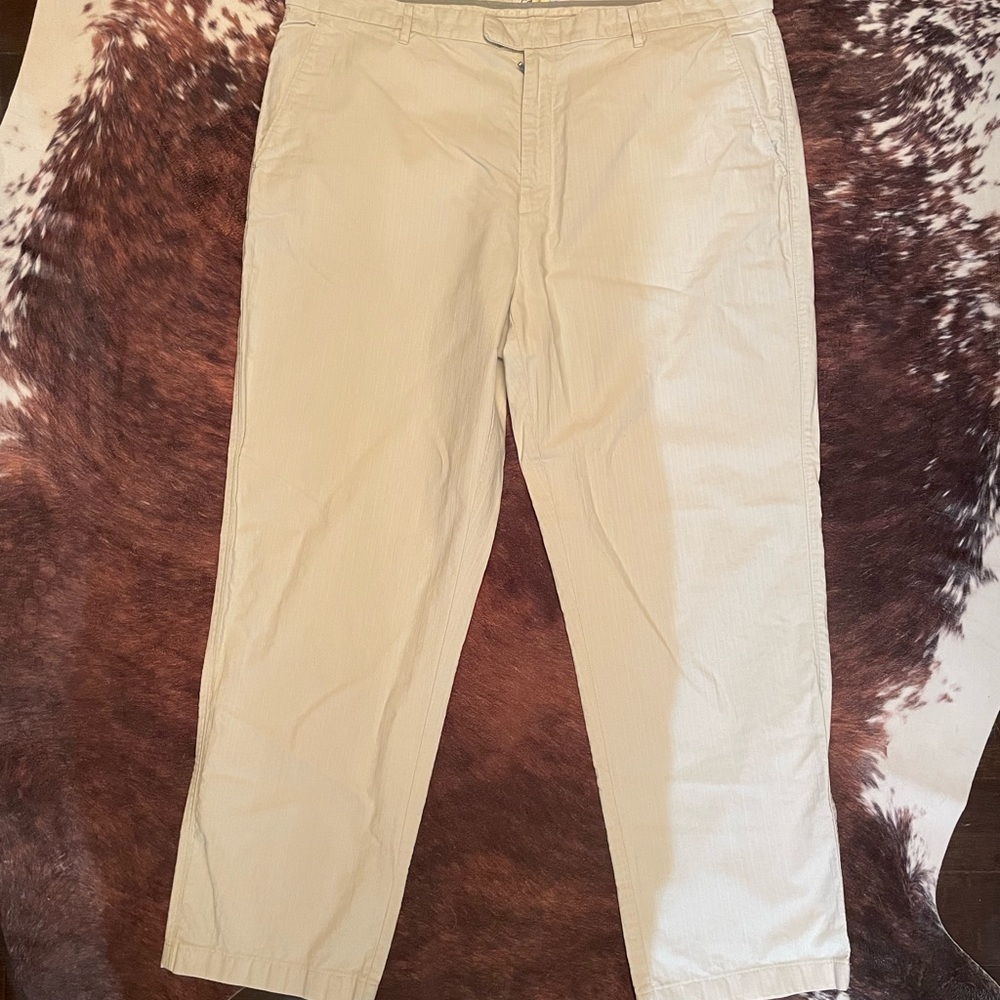 Calvin Klein off-white dress pants
